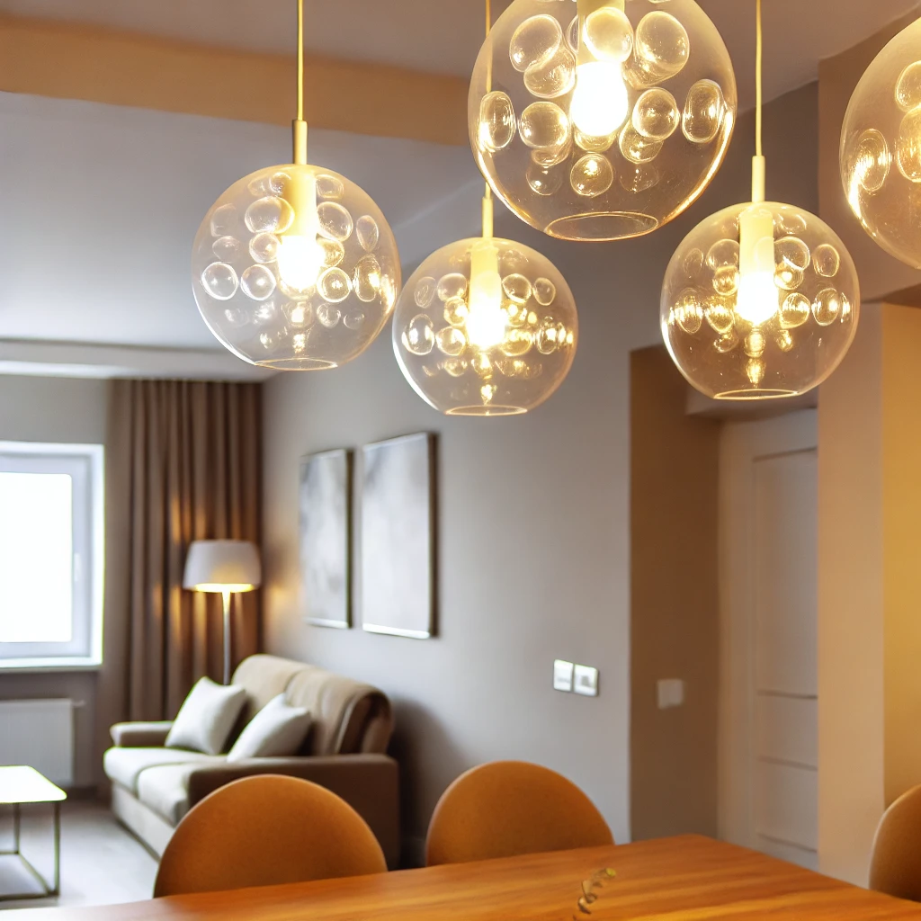 03 - Bubble Light Dining Room For Elegance