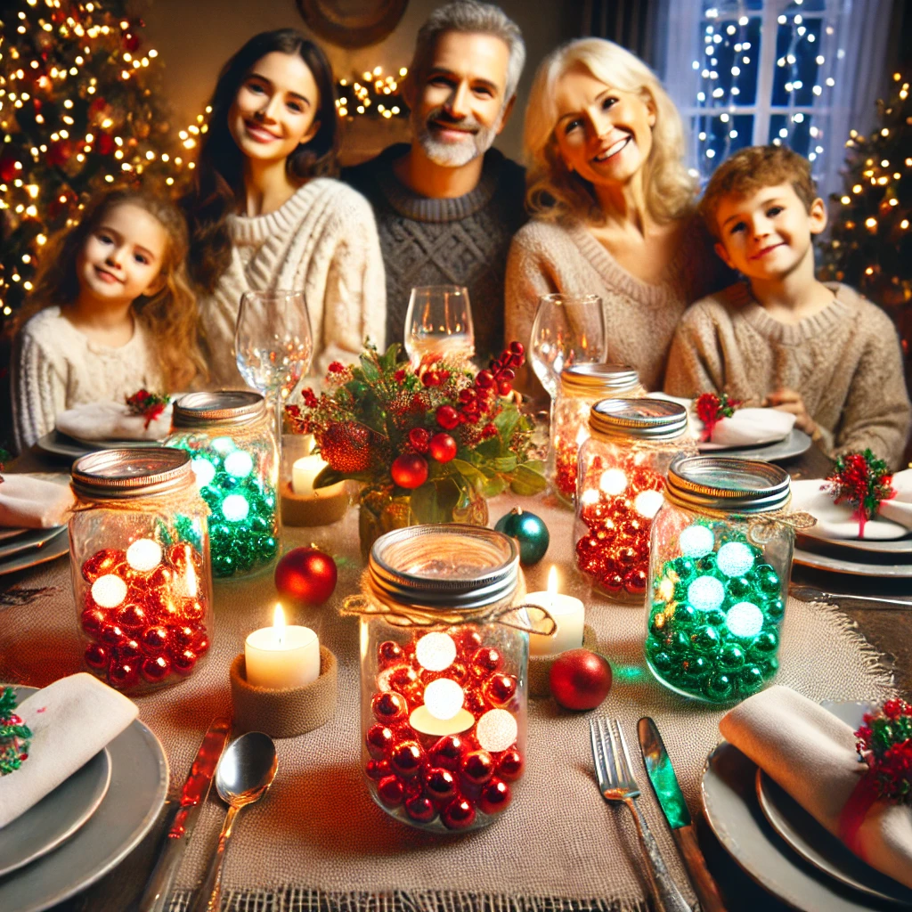 Christmas Celebration With Table Centerpiece Ideas - 06