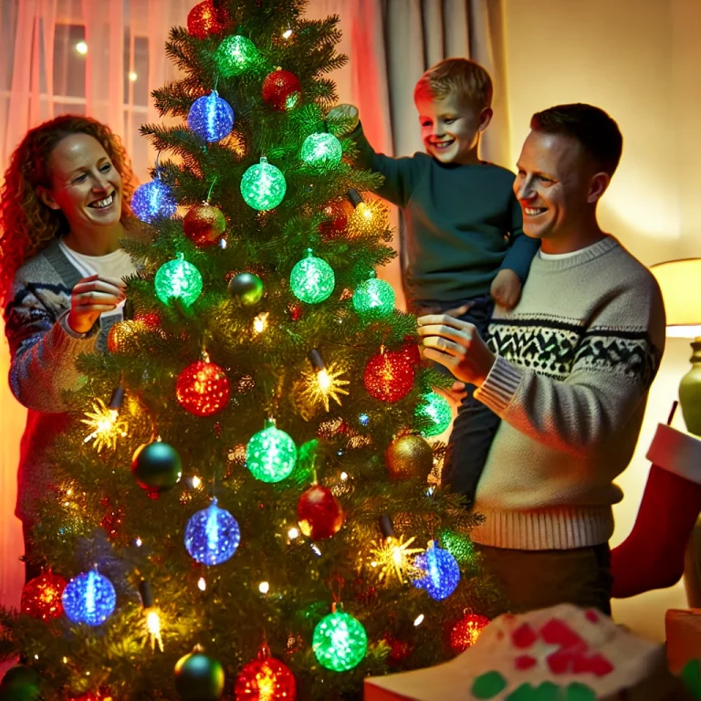 Vintage Christmas Glow With Bubble Light Ideas - 01