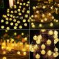 Waterproof Solar String Lights for Outdoor Warm Light 1